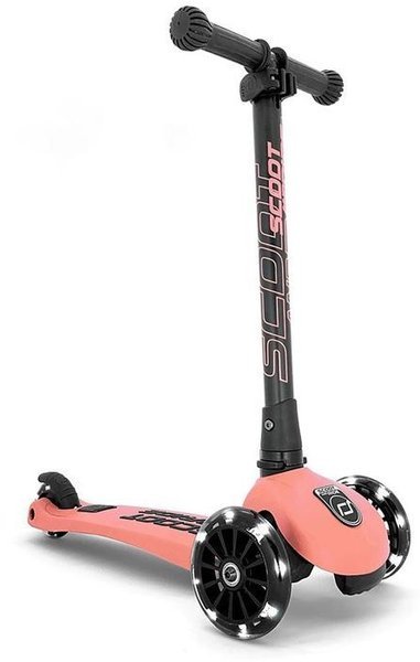 Skrejritenis ScootAndRide Highwaykick 3 LED Peach