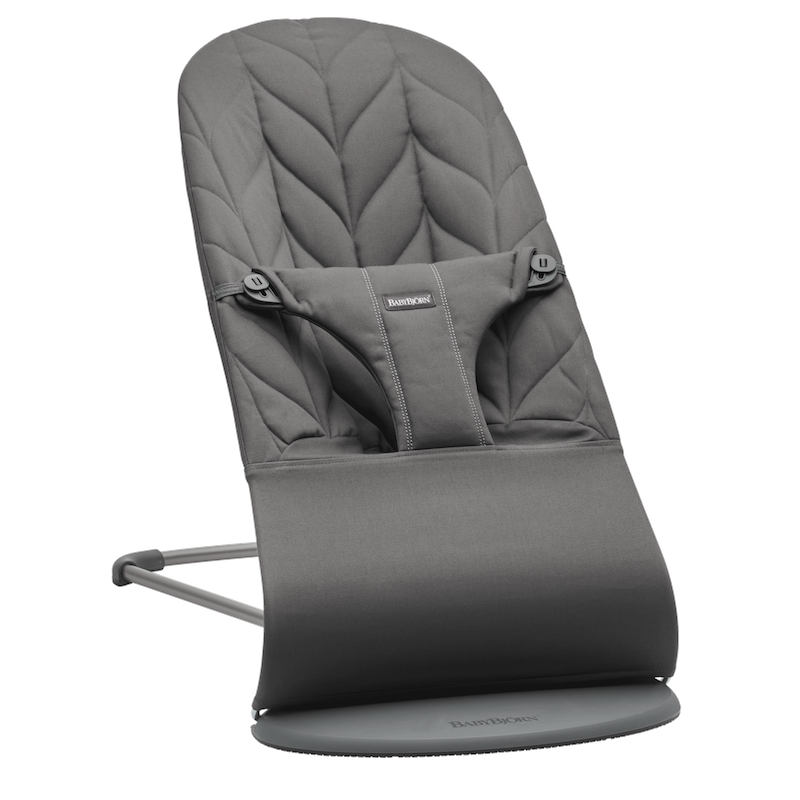 Šūpuļkrēsliņš BabyBjorn Bouncer Bliss Anthracite Petal quilt 006126