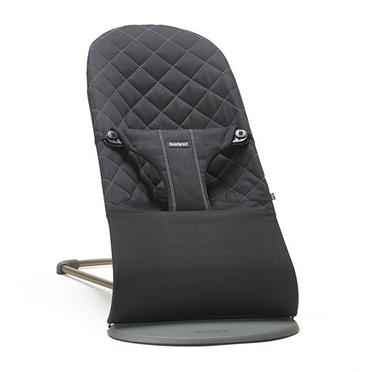 Šūpuļkrēsliņš BabyBjorn Bouncer Bliss Cotton black 006016