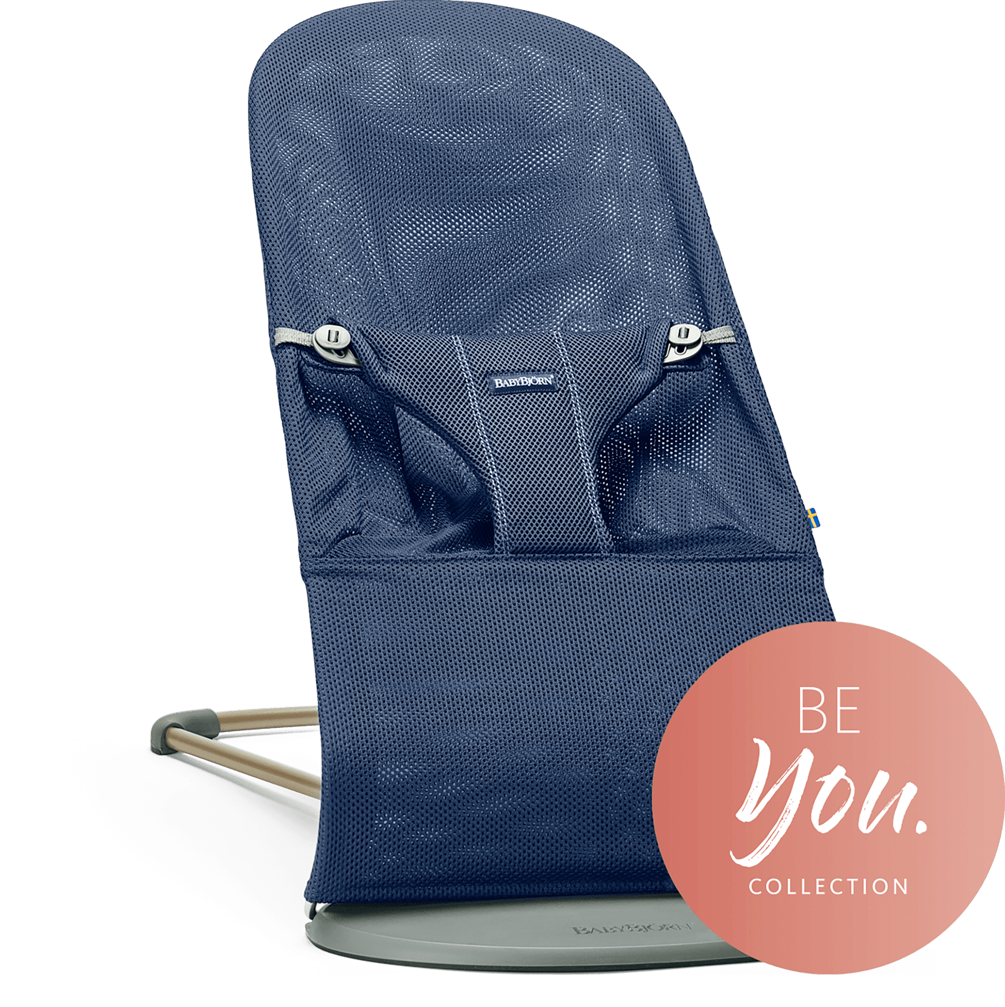 Šūpuļkrēsliņš BabyBjorn Bouncer Bliss Mesh navy blue 006003