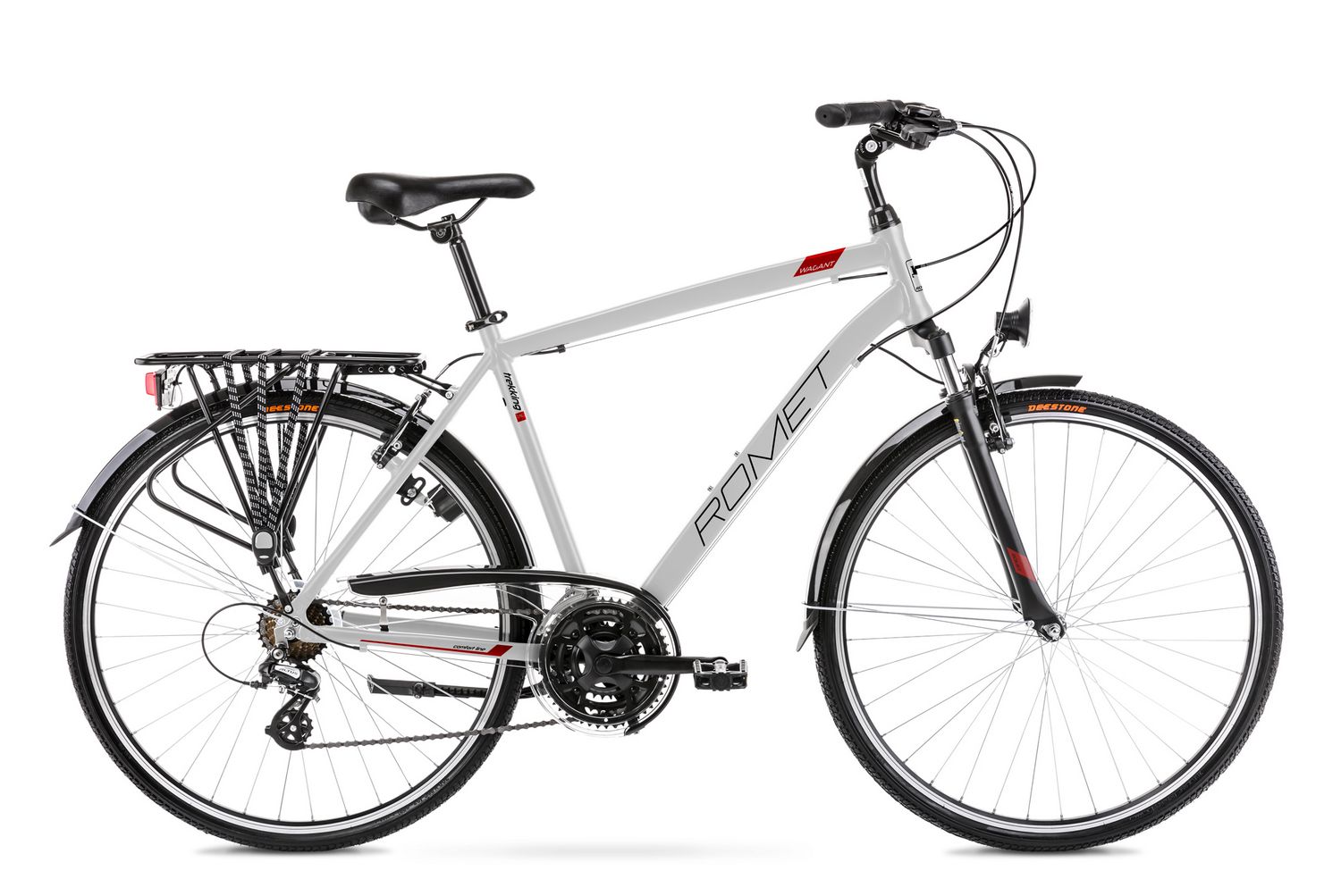 Velosipēds Romet Wagant 28" L Silver red