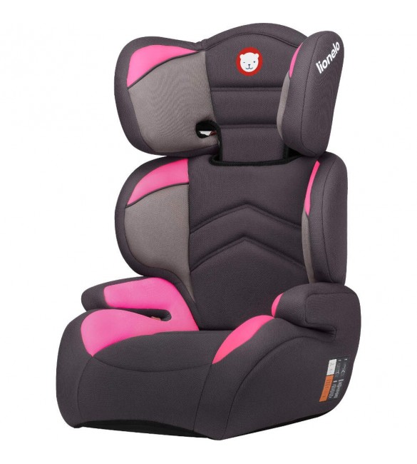 Bērnu autosēdeklis 15-36 kg Lionelo LARS candy pink