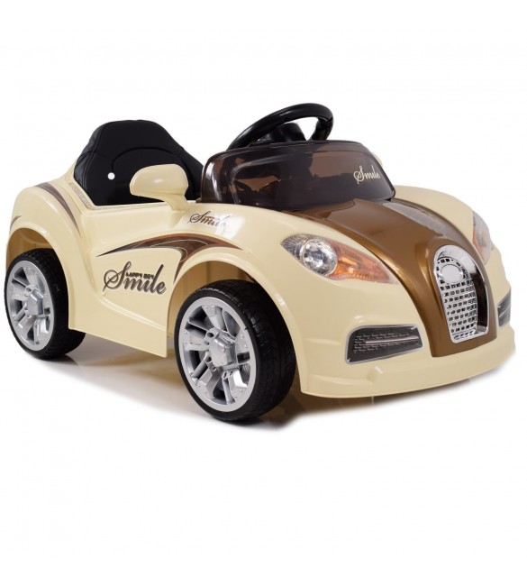 Bērnu elektromobilis ar pulti ROADSTER SMILE Brown