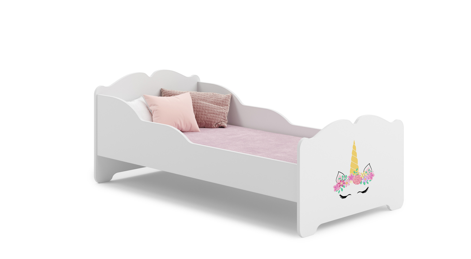 Bērnu gulta Anna Unicorn horn 140x70