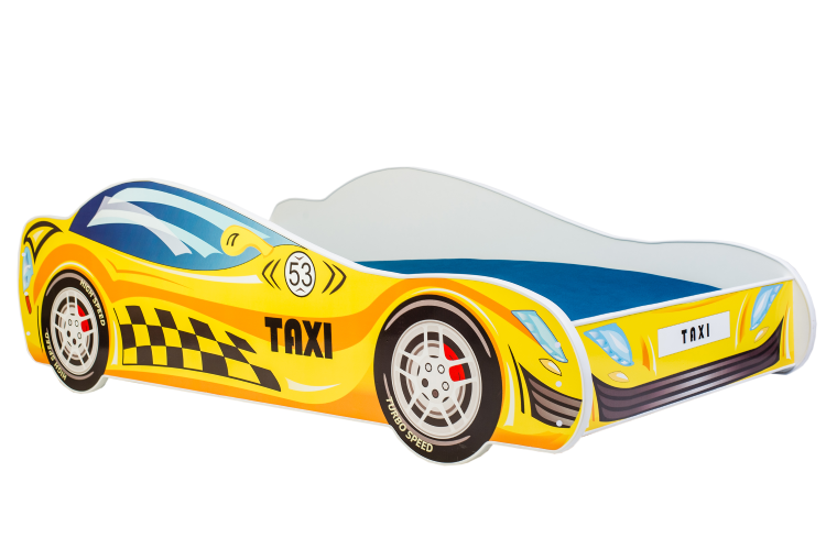 Bērnu gulta Batcar 160x80 ar matraci Taxi