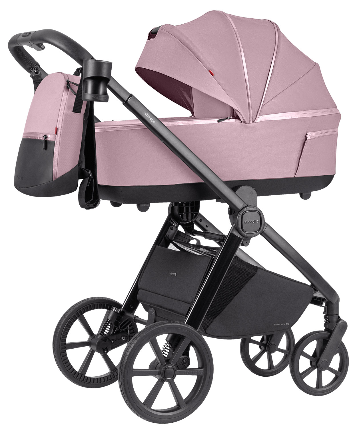 Carrello Omega Plus CRL-6540/1 2024 2in1 Galaxy Pink Bērnu rati