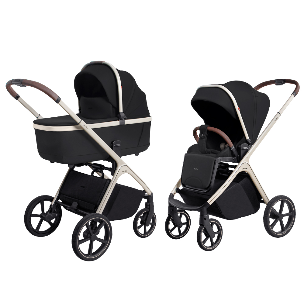 Carrello Vector CRL-6550 Pearl Black Bērnu rati 2in1