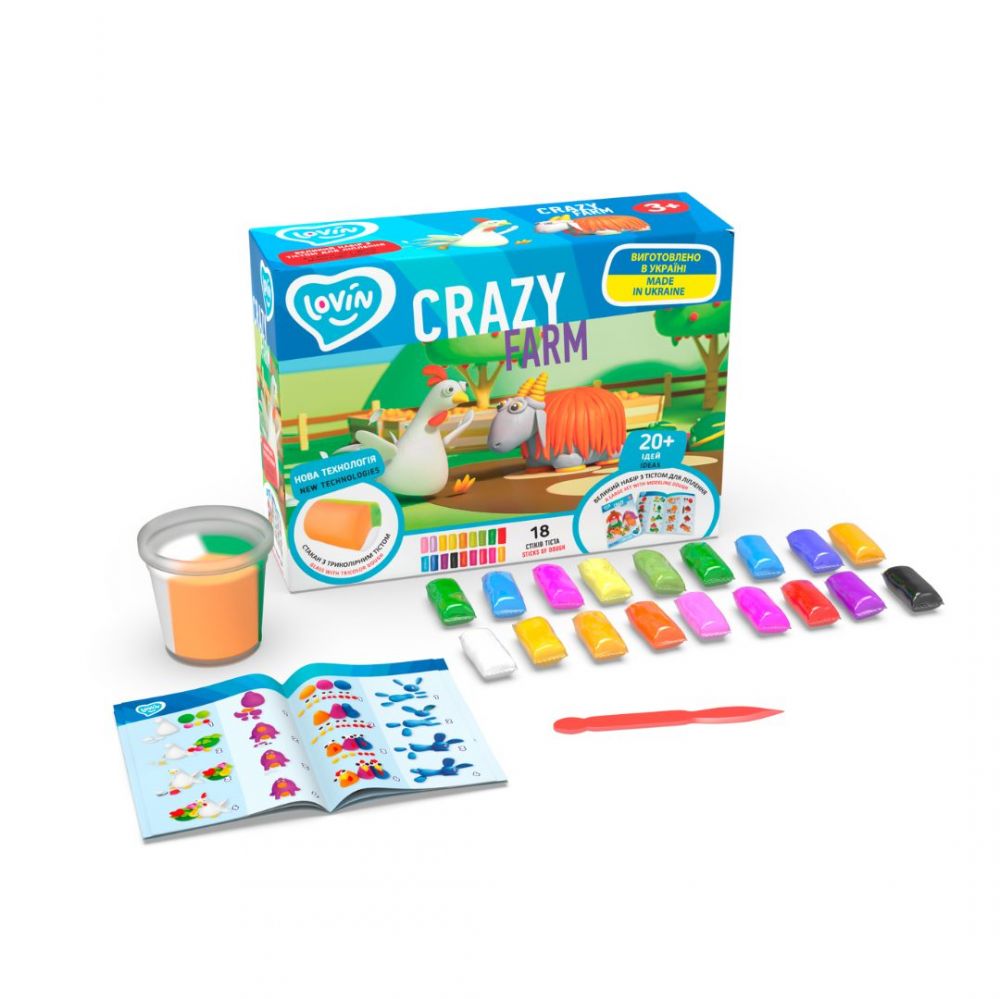 Radošais komplekts Modelēšanas mīkla Play Dough - Ferma