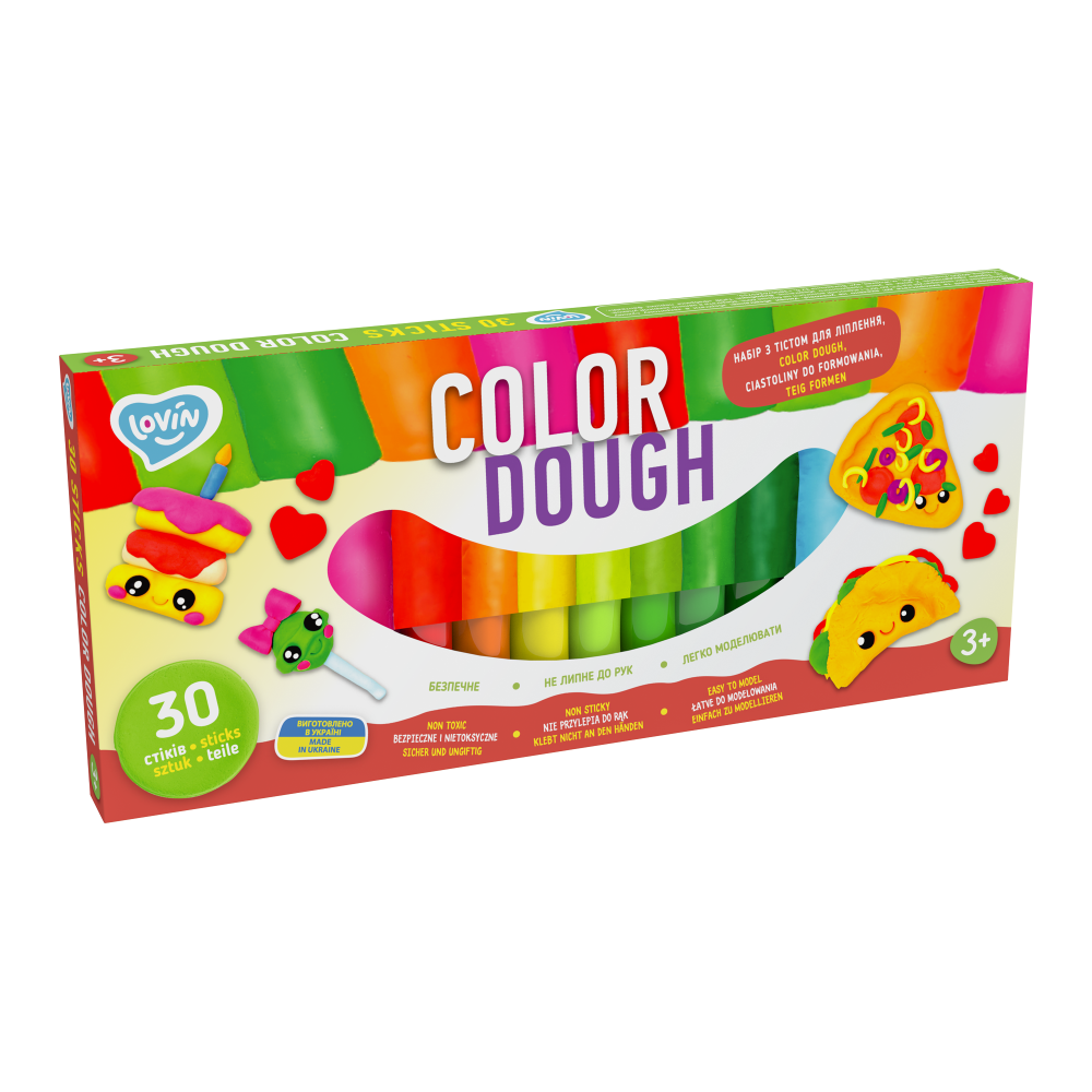 Radošais komplekts Modelēšanas mīkla Play Dough - Lovin 30 gab.