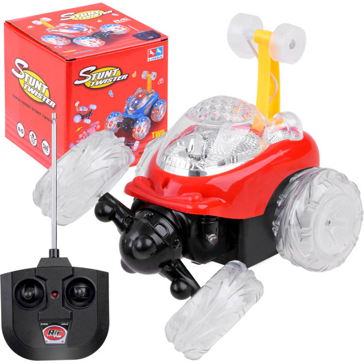 Triku auto STUNT ar pulti RC0236 red