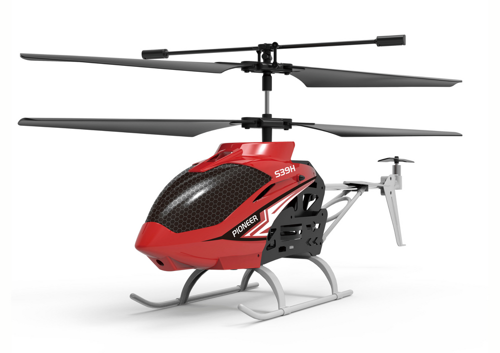 Alumīnija radiovadāms helikopters S39H SYMA Red