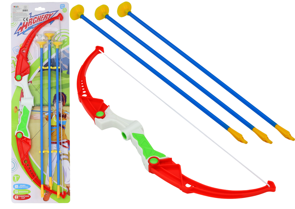 Archery Set Bow Arrows With Suction Cups 3 Pieces