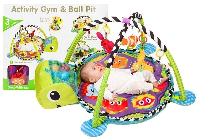 Baby Turtle Educational Mat 3in1 Pool of Balls