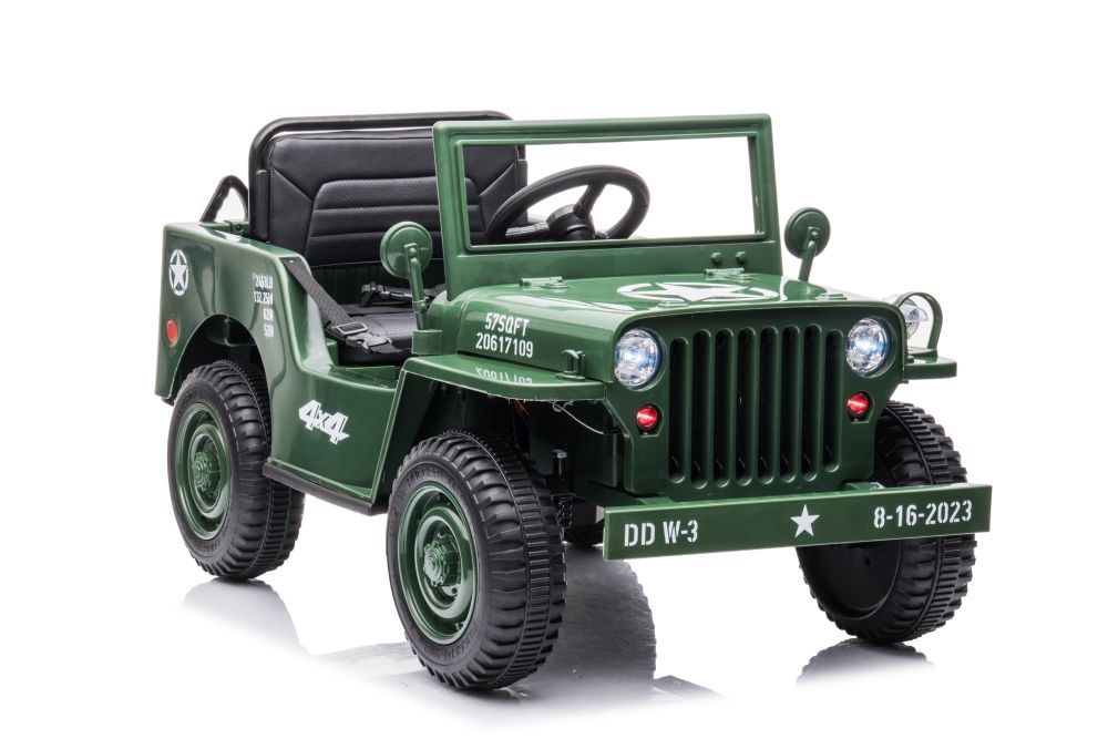 Bērnu elektroauto JH-103 Army Green 4x4