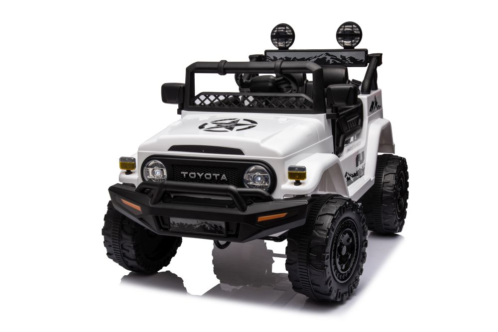 Battery Car Toyota FJ White  4x4