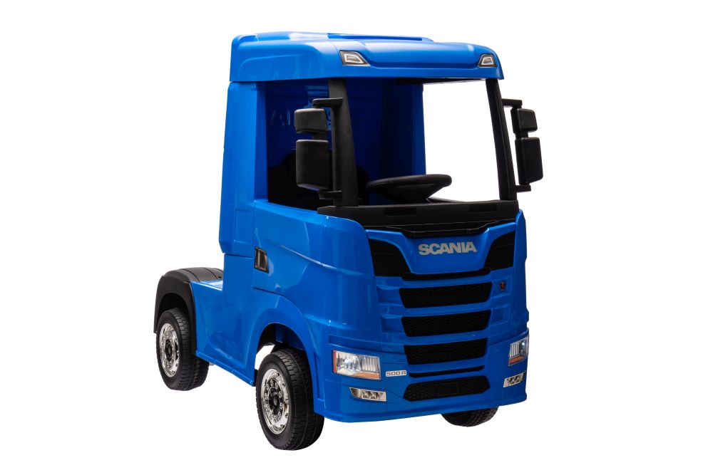 Bērnu elektriskā smagā mašīna Scania 500R HL698 Blue