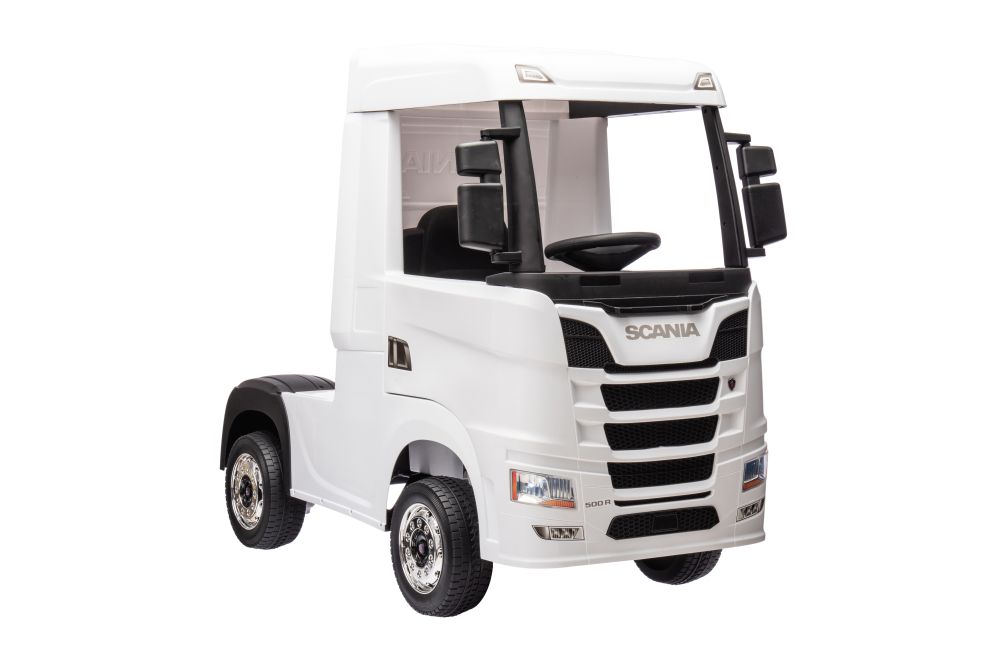 Bērnu elektriskā smagā mašīna Scania 500R HL698 White