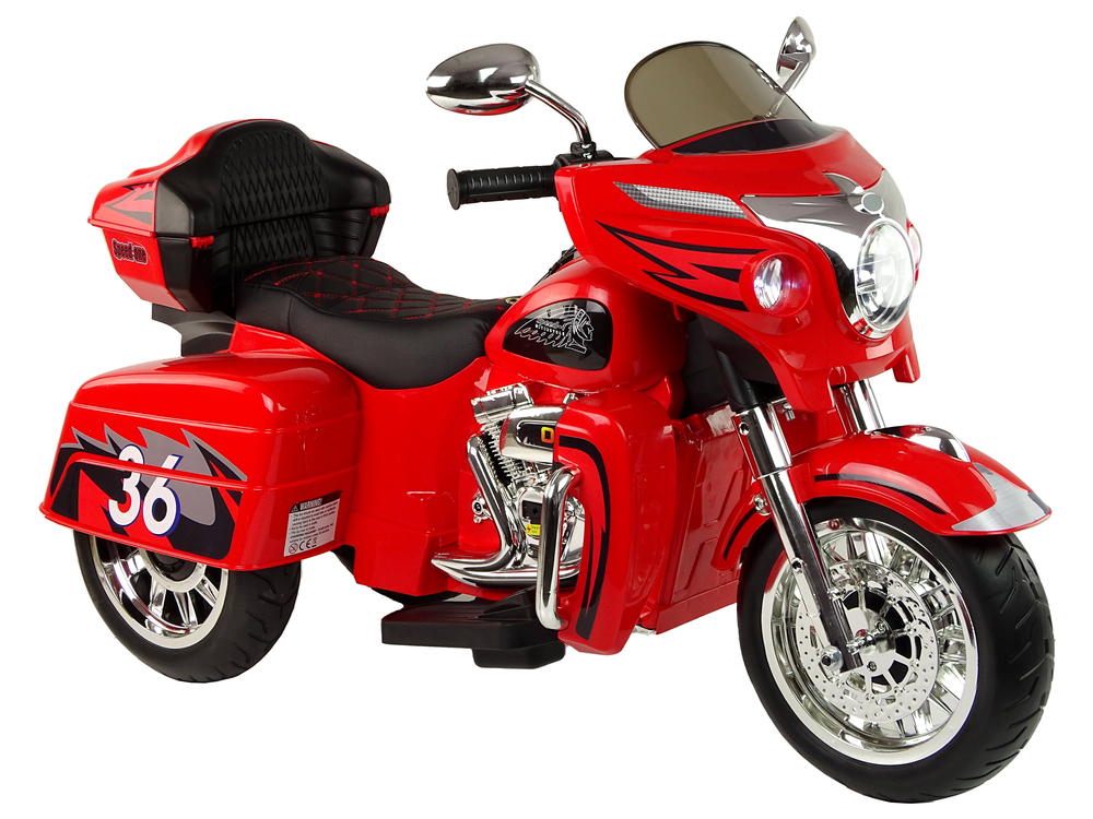 Bērnu elektriskais motocikls Goldwing Red