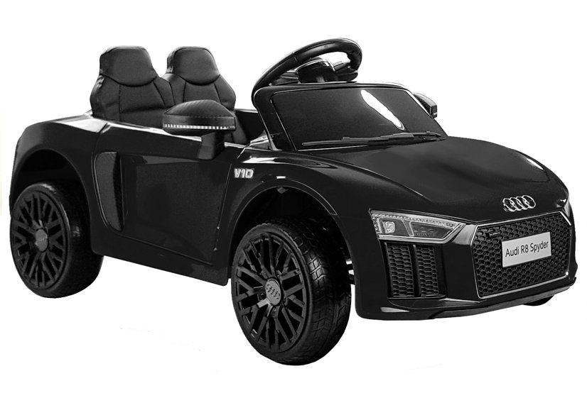 Bērnu elektroauto Audi R8 Spyder Black