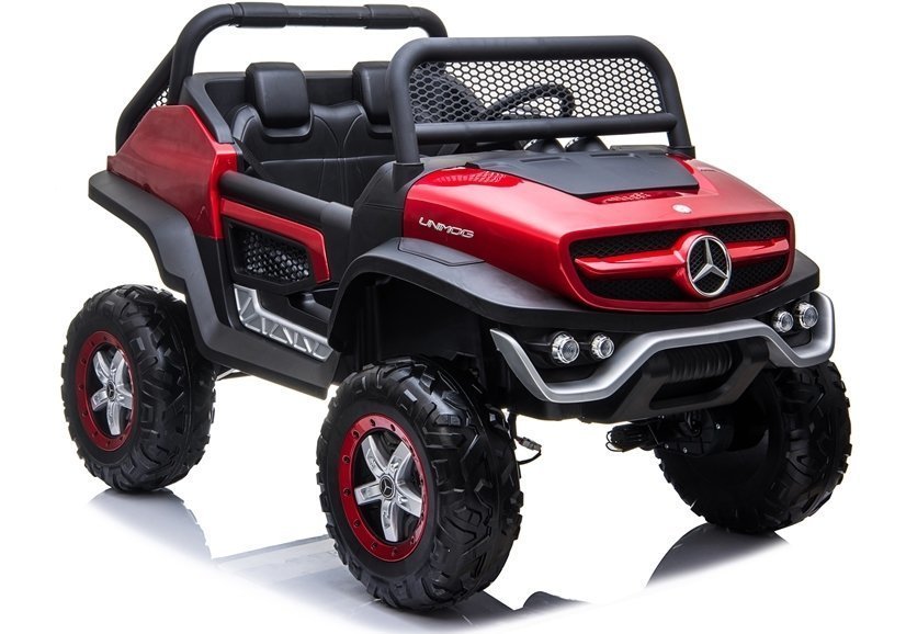 Bērnu elektroauto Mercedes Unimog Red