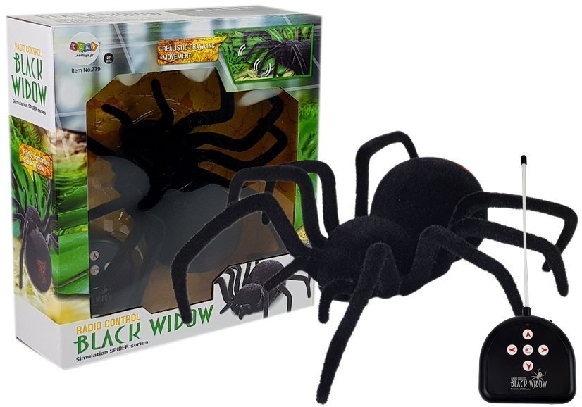 Big Hairy Spider Black Widow Remote Controlled