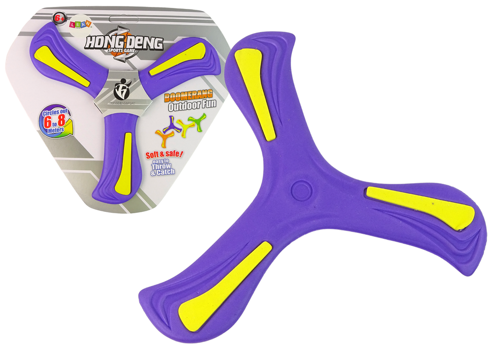 Boomerang Flying Disc Thrower Purple For Kids