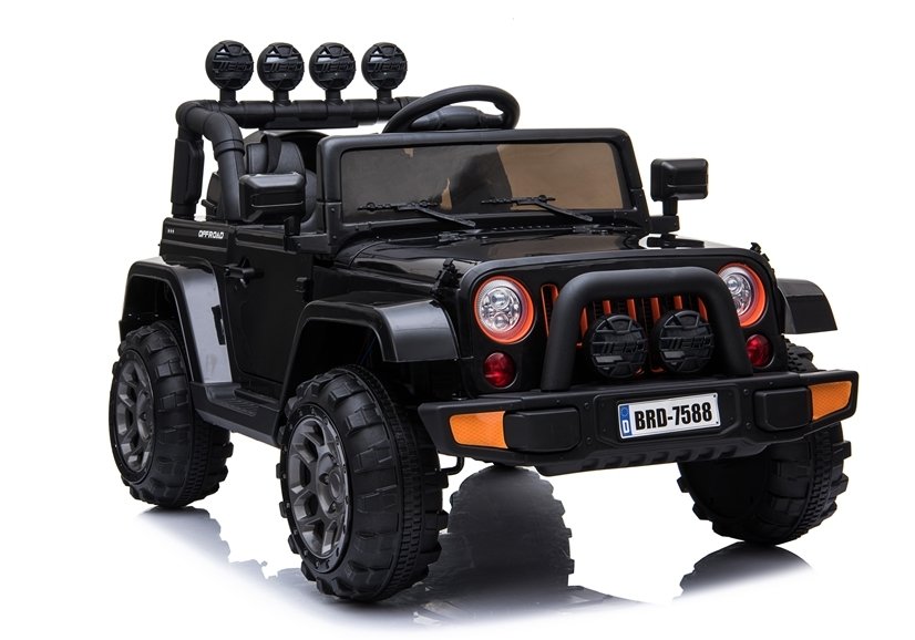 BRD-7588 Black - Electric Ride On Car