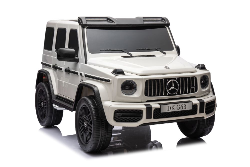 Divvietīgs bērnu elektromobilis Mercedes G63 XXL 4x4 White