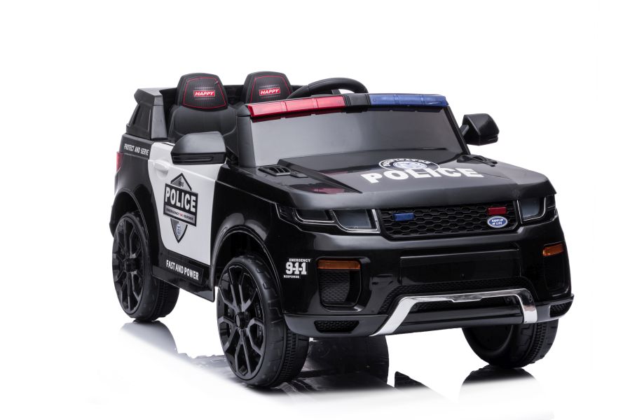 Divvietīgs bērnu elektromobilis Police BBH-021 Black