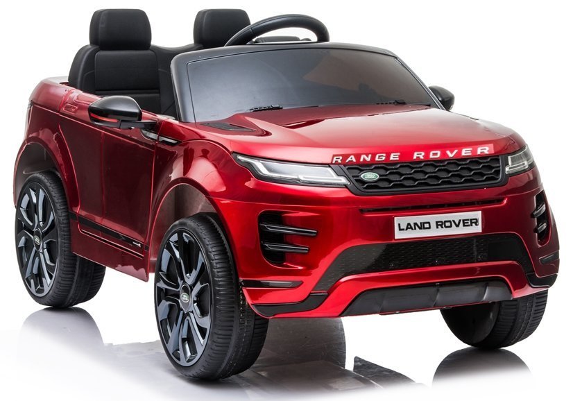 Divvietīgs bērnu elektromobilis Range Rover Evoque Red Painted