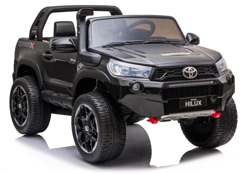 Divvietīgs bērnu elektromobilis Toyota Hilux Black