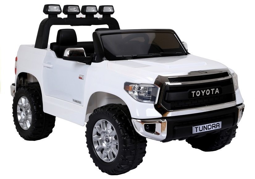 Divvietīgs bērnu elektromobilis Toyota Tundra White