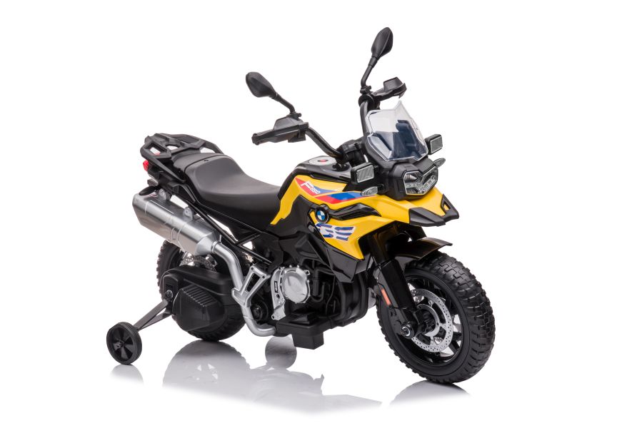 Bērnu elektriskais motocikls BMW F850 Yellow