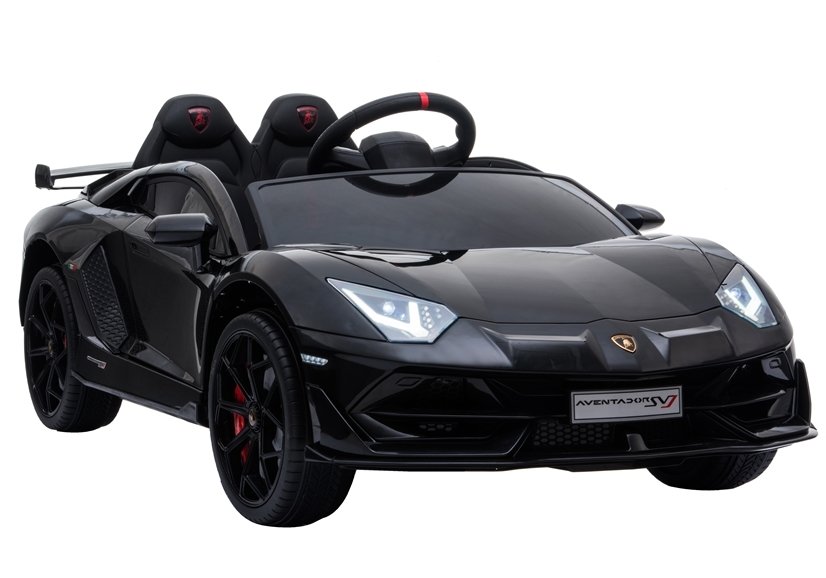 Elektriskā sporta automašīna bērniem Lamborghini Aventador Black