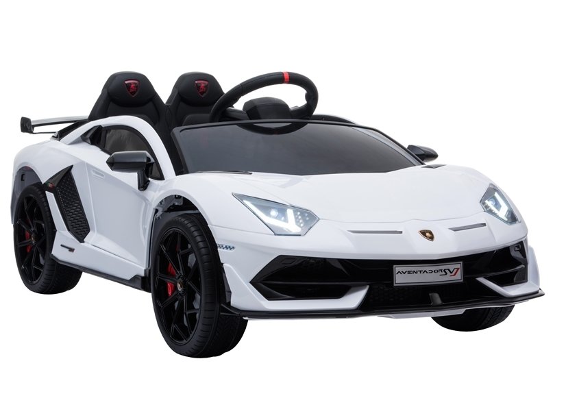 Elektriskā sporta automašīna bērniem Lamborghini Aventador White