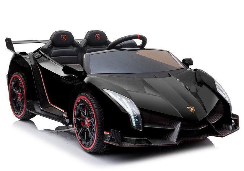 Elektriskā sporta automašīna bērniem Lamborghini Veneno Black