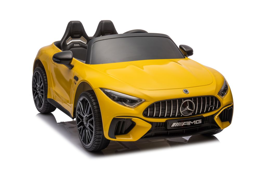 Elektriskā sporta automašīna bērniem Mercedes AMG SL63 Yellow