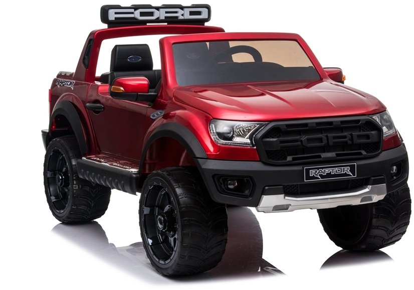 Divvietīgs bērnu elektromobilis Ford Raptor DK-F150R Red Painted