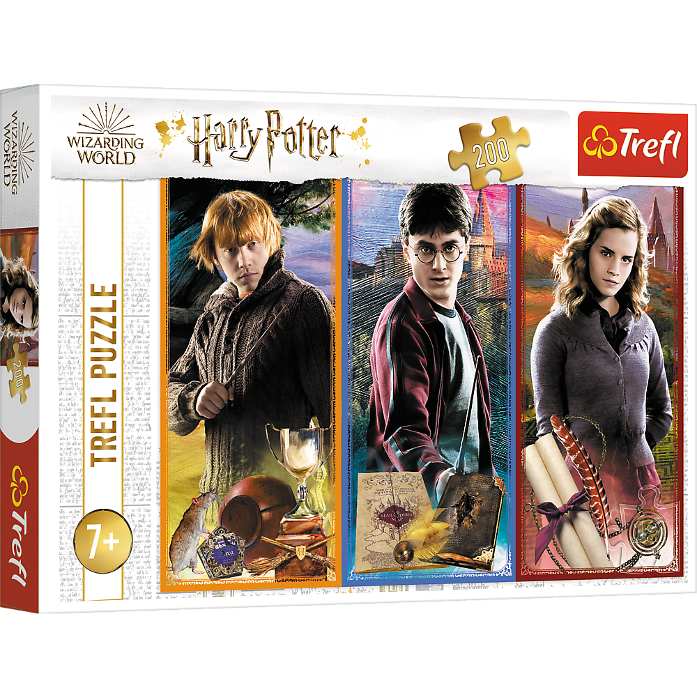 Harry Potter Puzzle 200 pcs. In the world of magic and sorcery Trefl 13277