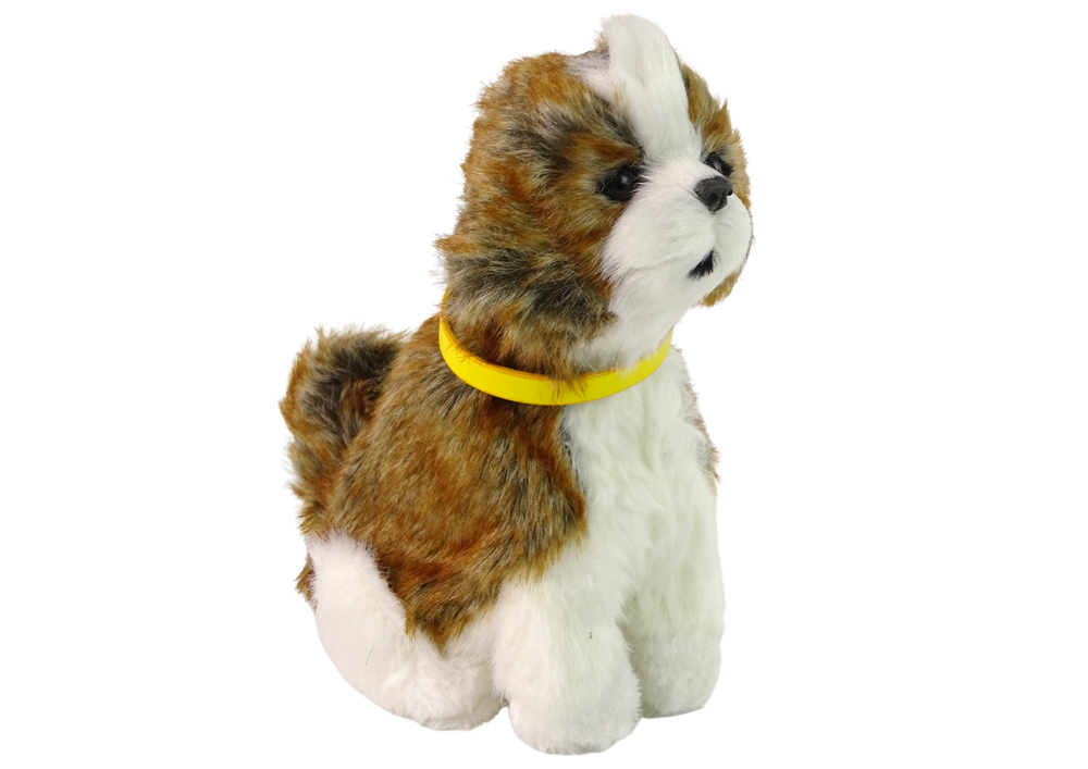 Interactive Plush Dog Soft fur Shitzu breed