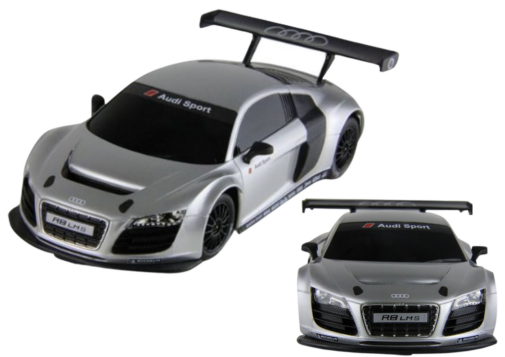 Mašīna ar pulti AUDI R8 LMS Silver