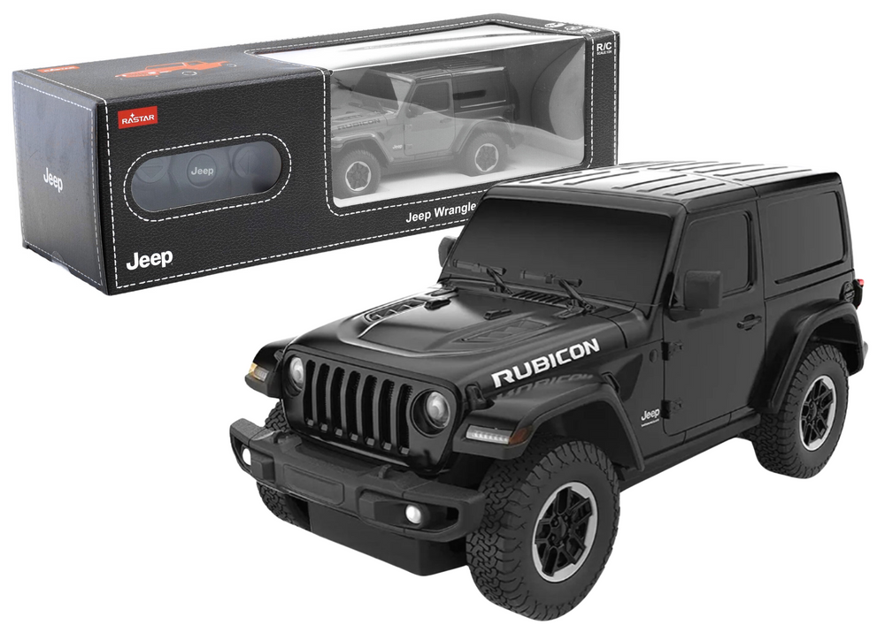 Mašīna ar pulti JEEP Wrangler JL Rubicon Black