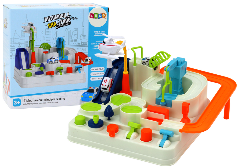 Obstacle Course Interactive Parking For Children Cars