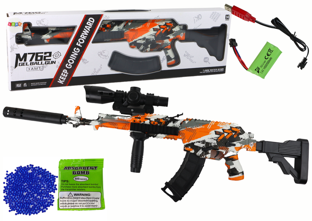 Orange AMT Gel BB Gun