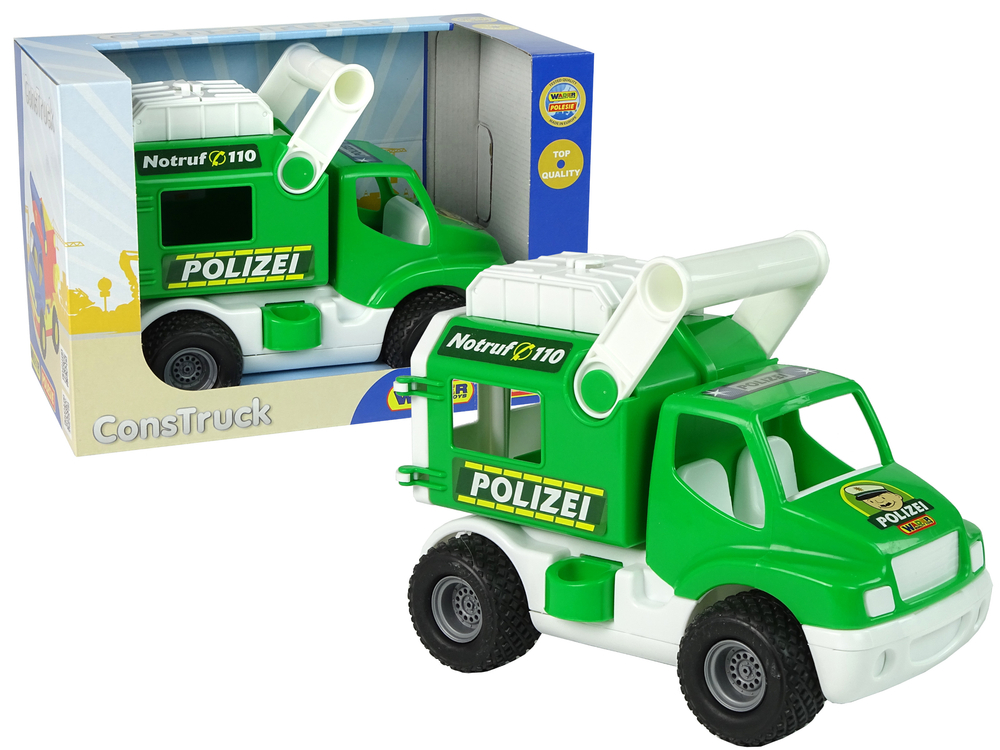 Police Car ConsTruck Green Polesie 41906