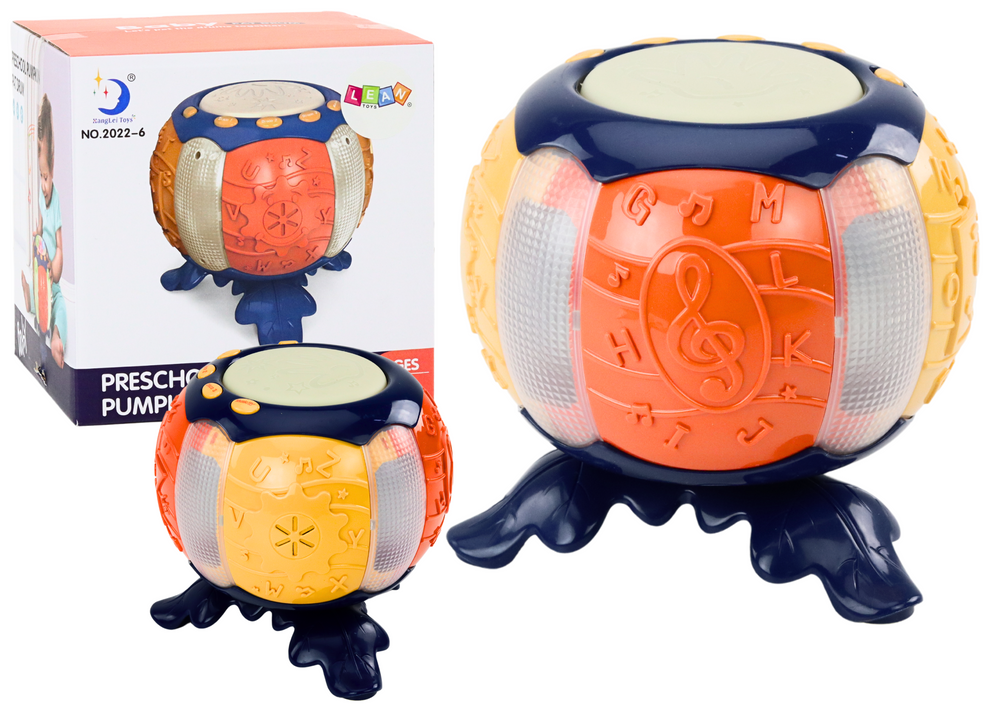 Pumpkin Educational Interactive Musical Lights Sounds Orange