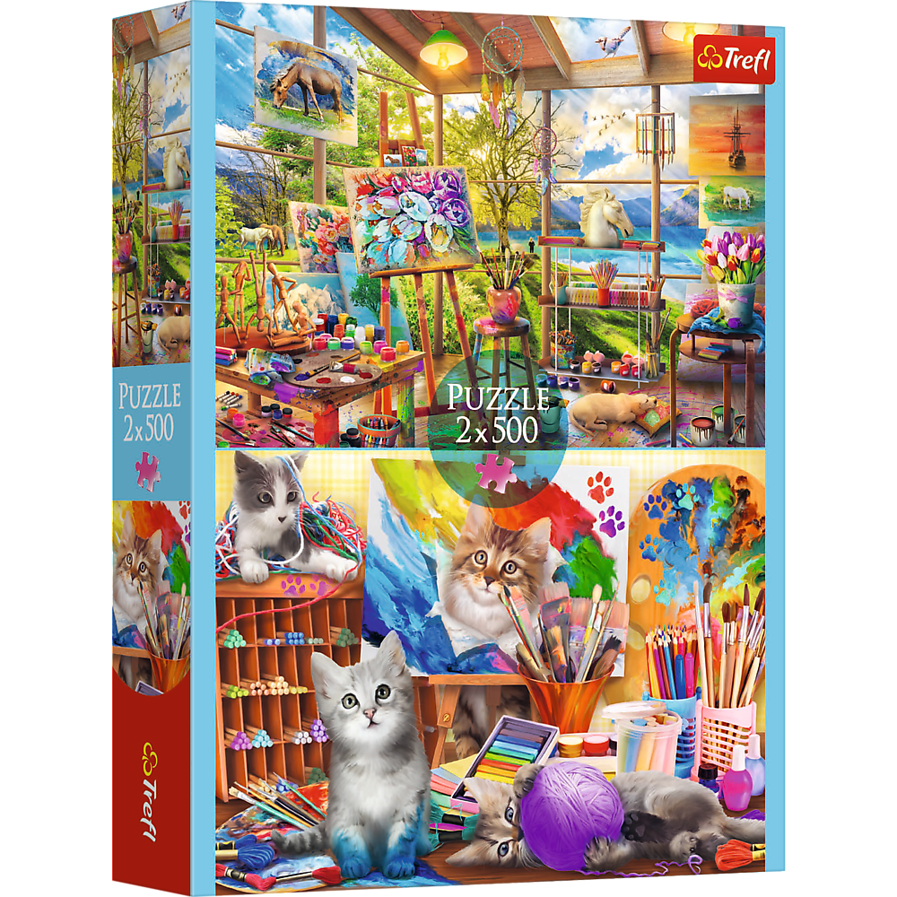 Puzzle - 2x500 - Art of painting FSC Mix 70% 37530