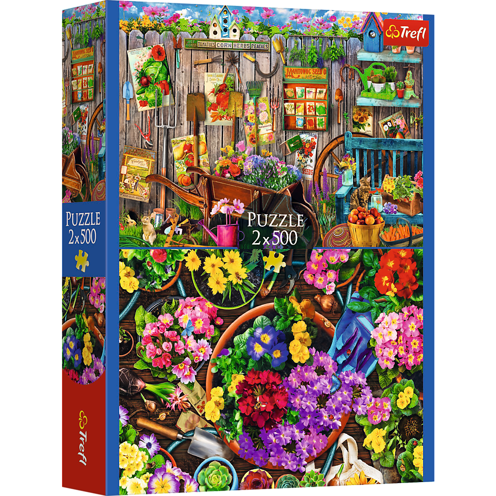 Puzzle - 2x500 - Gardening FSC Mix 70% 37529