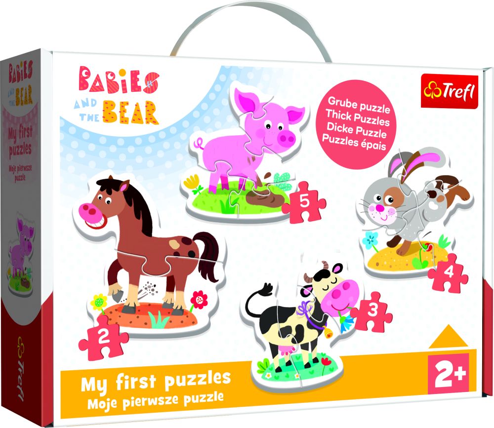 Puzzle - Baby Classic - On the farm - KAZSTUDIO SA Babaski i Miś 36127