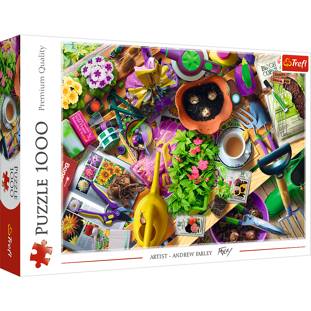 Puzzle - "1000" - Garden Tidying Trefl 10927